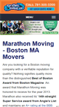 Mobile Screenshot of marathonmoving.com